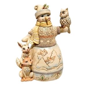 ◾LIKE NEW◾2018 JIM SHORE HEARTWOOD CREEK "UP TO SNOW GOOD" FIGURINE